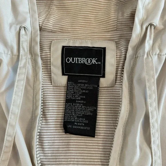 Outbrook Jacket Womens Large Full Zip Pockets Hooded Fleece Sherpa Lined Coat - Picture 7 of 9